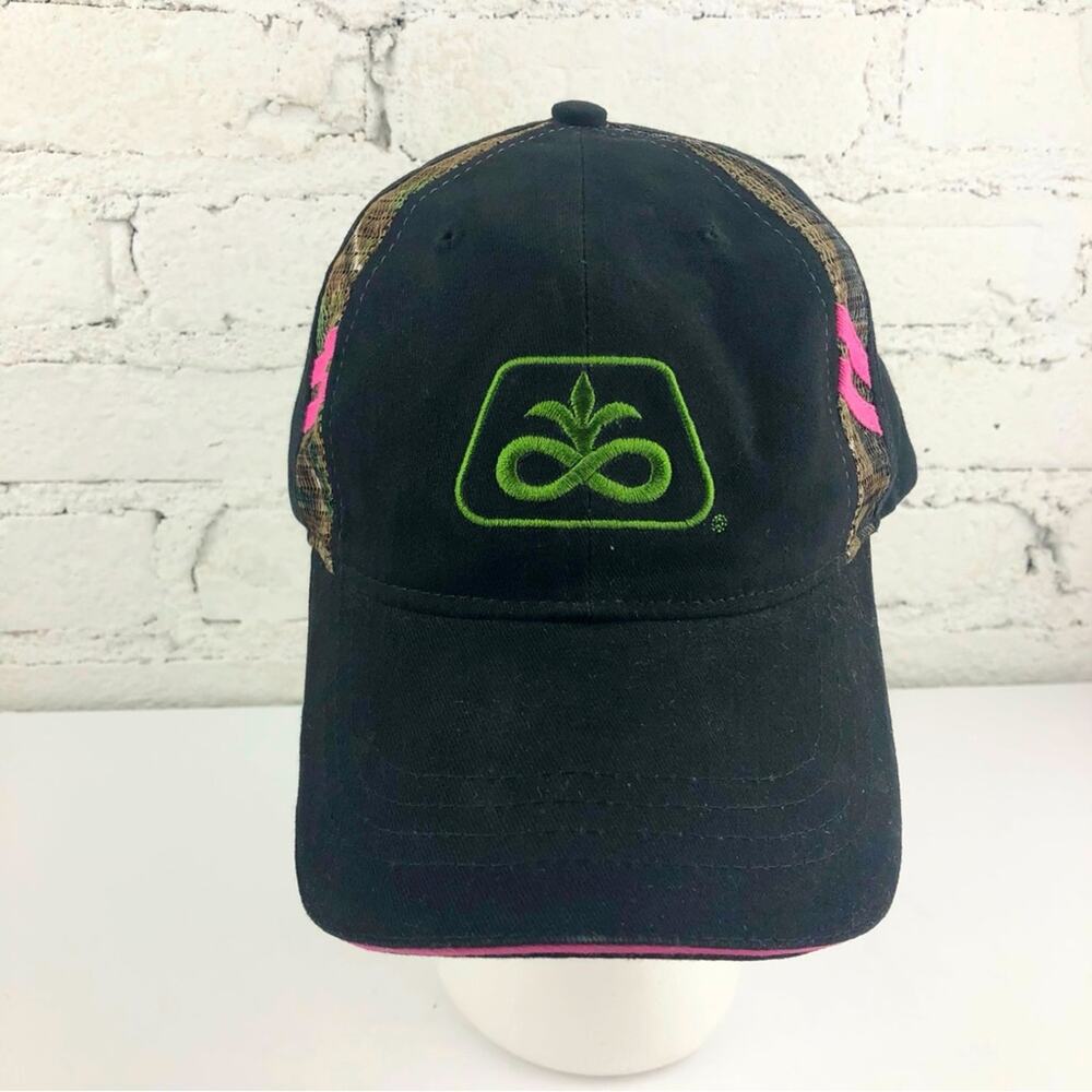 Pioneer Seed Camo Pink Farmer Trucker Hat